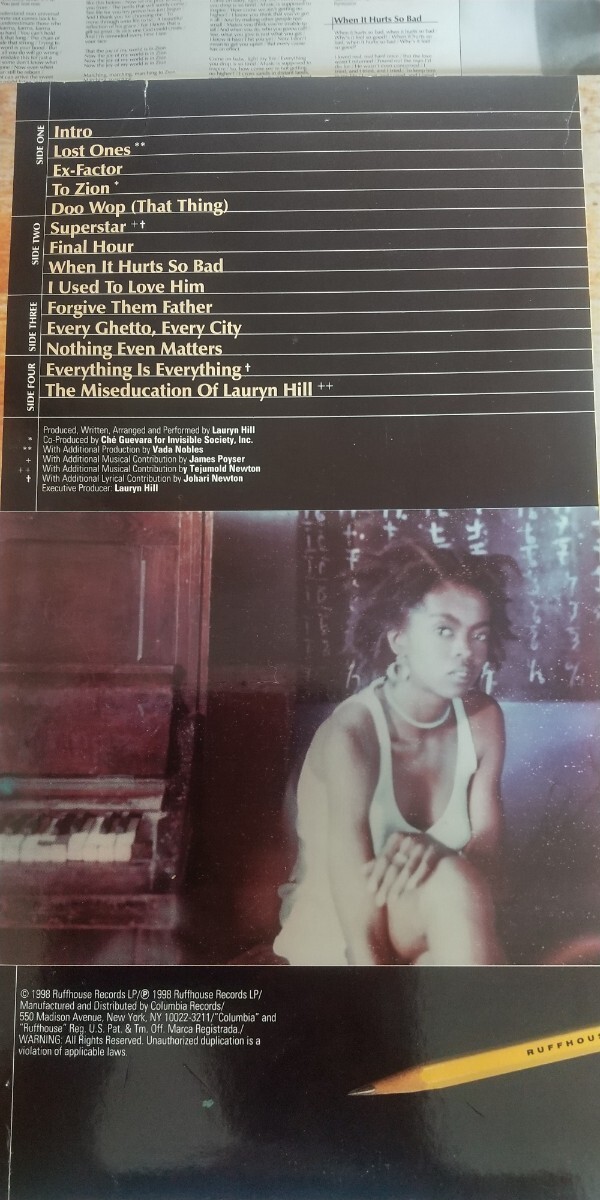 Lauryn hill LP ローリン・ヒル レコード Yahoo!オークション - ローリン・ヒル Lauryn Hill The