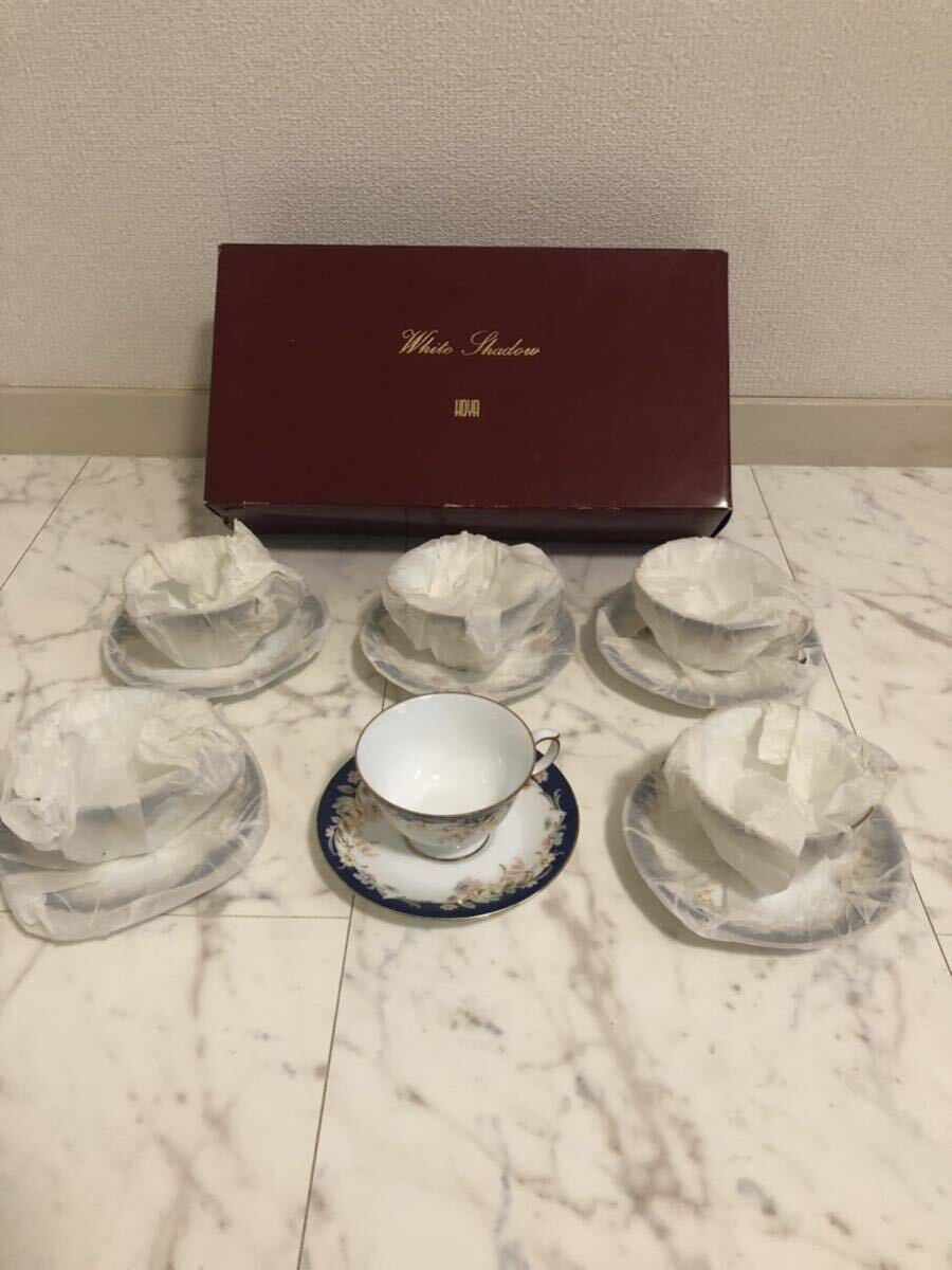 HOYA White shadow 金彩 ソーサー カップ 食器 の画像1