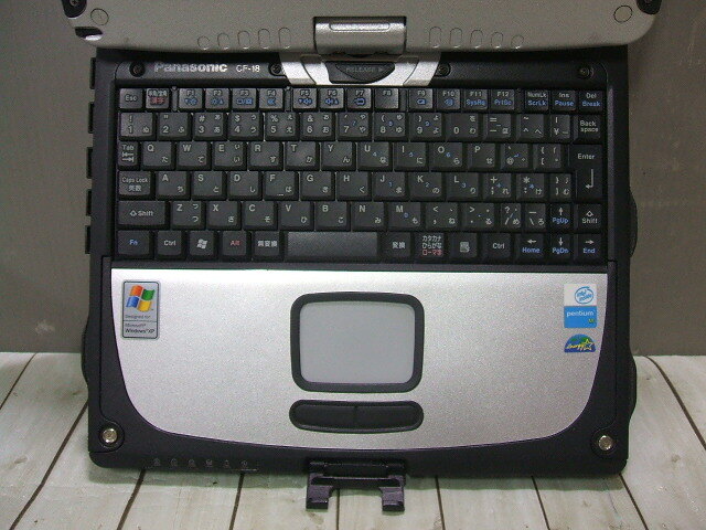 【Panasonic TOUGHBOOK CF-18】PentiumM WindowsXP 10.4型液晶 ACアダプタ付 パナソニック タフブック_画像4