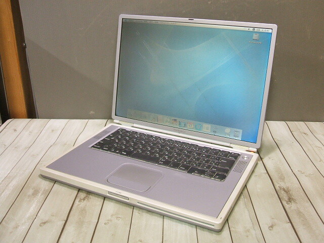 【OS9単独起動可】Apple PowerBook G4 M7952J/A M5884 G4 400MHz/384MB/10GB 液晶溶け_画像1