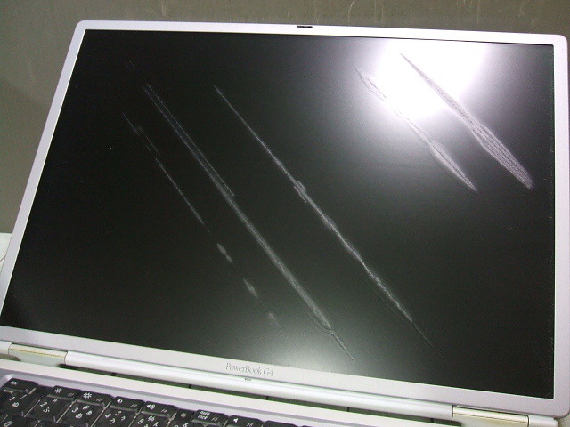 【OS9単独起動可】Apple PowerBook G4 M7952J/A M5884 G4 400MHz/384MB/10GB 液晶溶け_画像7