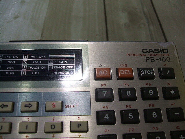 [ pocket computer -/ Casio ]CASIO PB-100