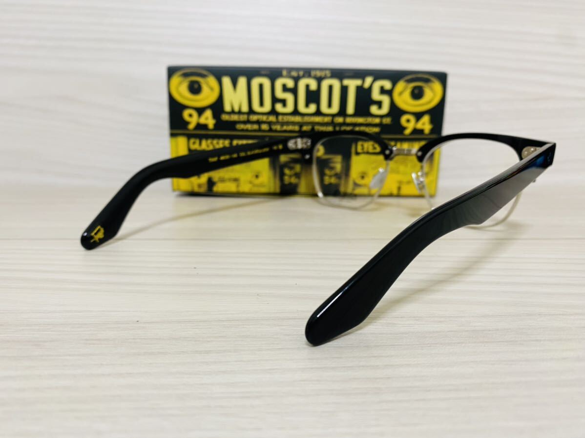 MOSCOT モスコット★メガネフレーム★TINIF★伊達眼鏡 ウェリントン ブロウタイプ 未使用 美品★_画像5