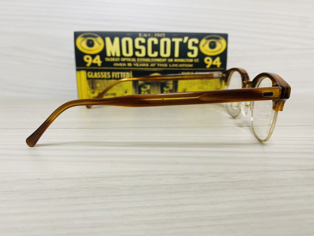 MOSCOT モスコット★メガネフレーム★YUKEL★伊達眼鏡 サーモントタイプ 未使用 美品★_画像4