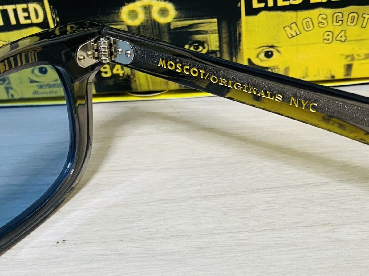 ★MOSCOT★モスコット★サングラス★KLUTZ★伊達眼鏡 ウェリントン スクエア カラーレンズ★未使用 美品★_画像8