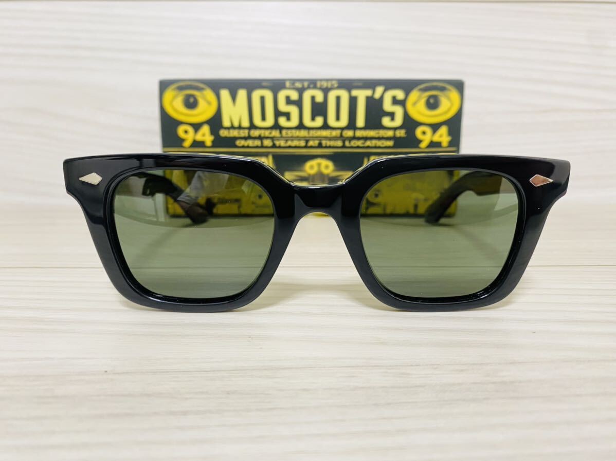 ★MOSCOT★モスコット★GROBER★サングラス★ブラック セルフレーム ウェリントン 未使用 美品_画像1