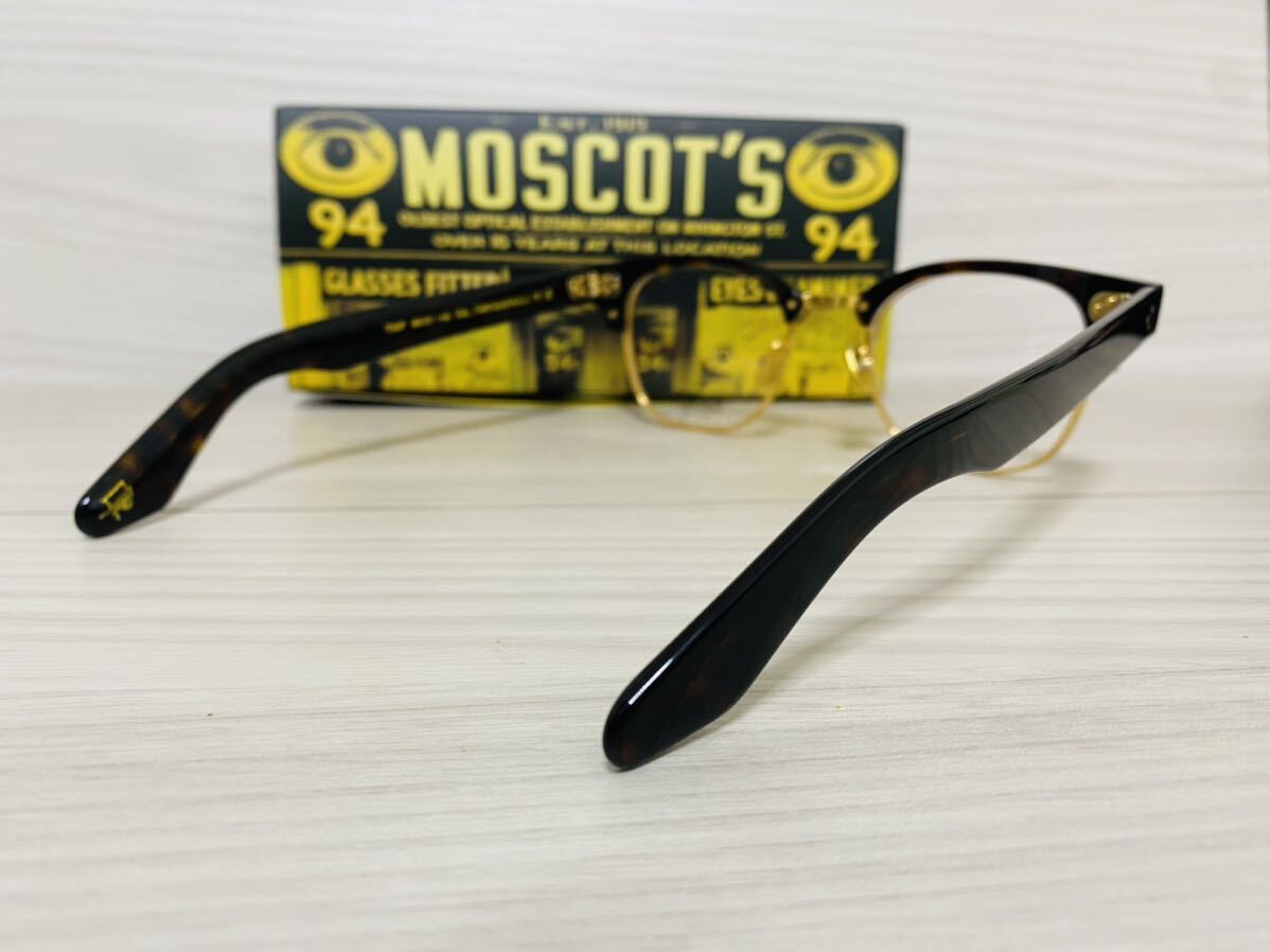 ★MOSCOT★モスコット★メガネフレーム★TINIF★伊達眼鏡 鼈甲柄 人気カラー★未使用 美品★_画像5