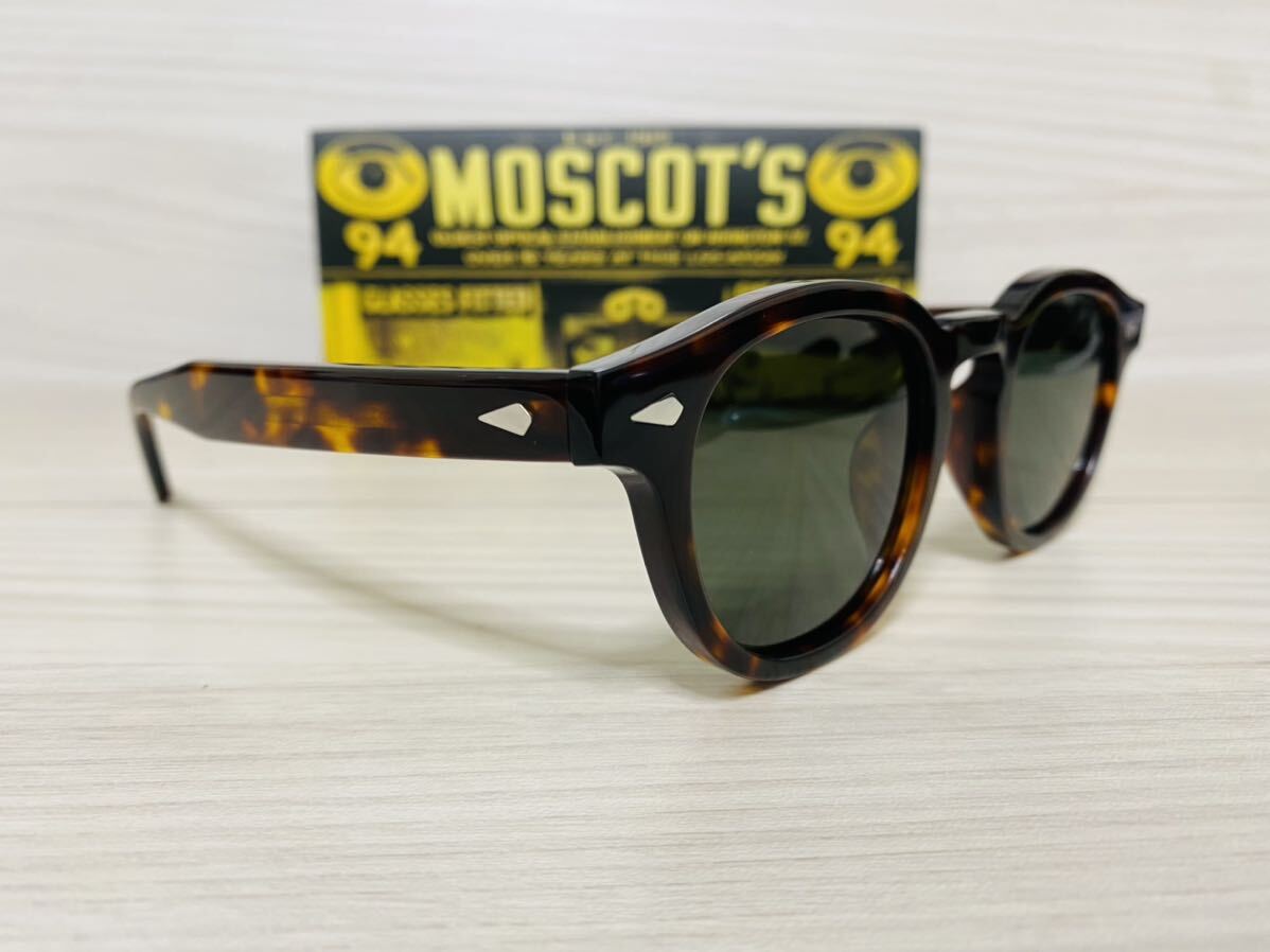 MOSCOT モスコット★レムトッシュ★サングラス★LEMTOSH★伊達眼鏡 鼈甲柄 ボストン 人気カラー 未使用 美品★_画像3