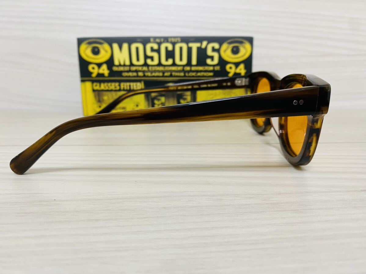 MOSCOT モスコット★サングラス★FRITZ★伊達眼鏡 カラーレンズ スクエア ウェリントン 未使用 美品★_画像3