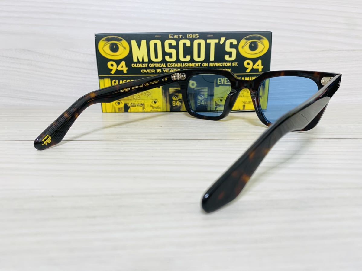 MOSCOT モスコット★サングラス★GROBER★伊達眼鏡 鼈甲柄 カラーレンズ スクエア ウェリントン 未使用 美品★_画像5