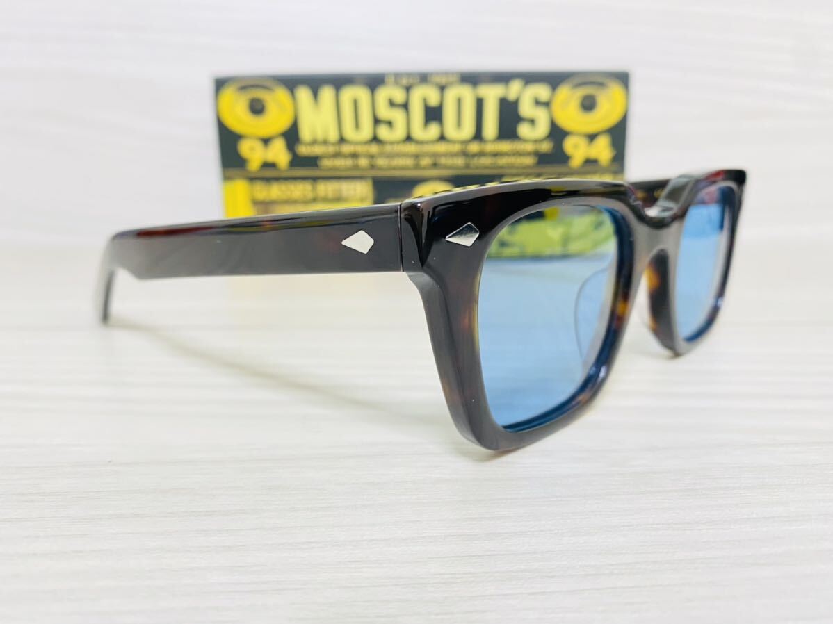 MOSCOT モスコット★サングラス★GROBER★伊達眼鏡 鼈甲柄 カラーレンズ スクエア ウェリントン 未使用 美品★_画像3