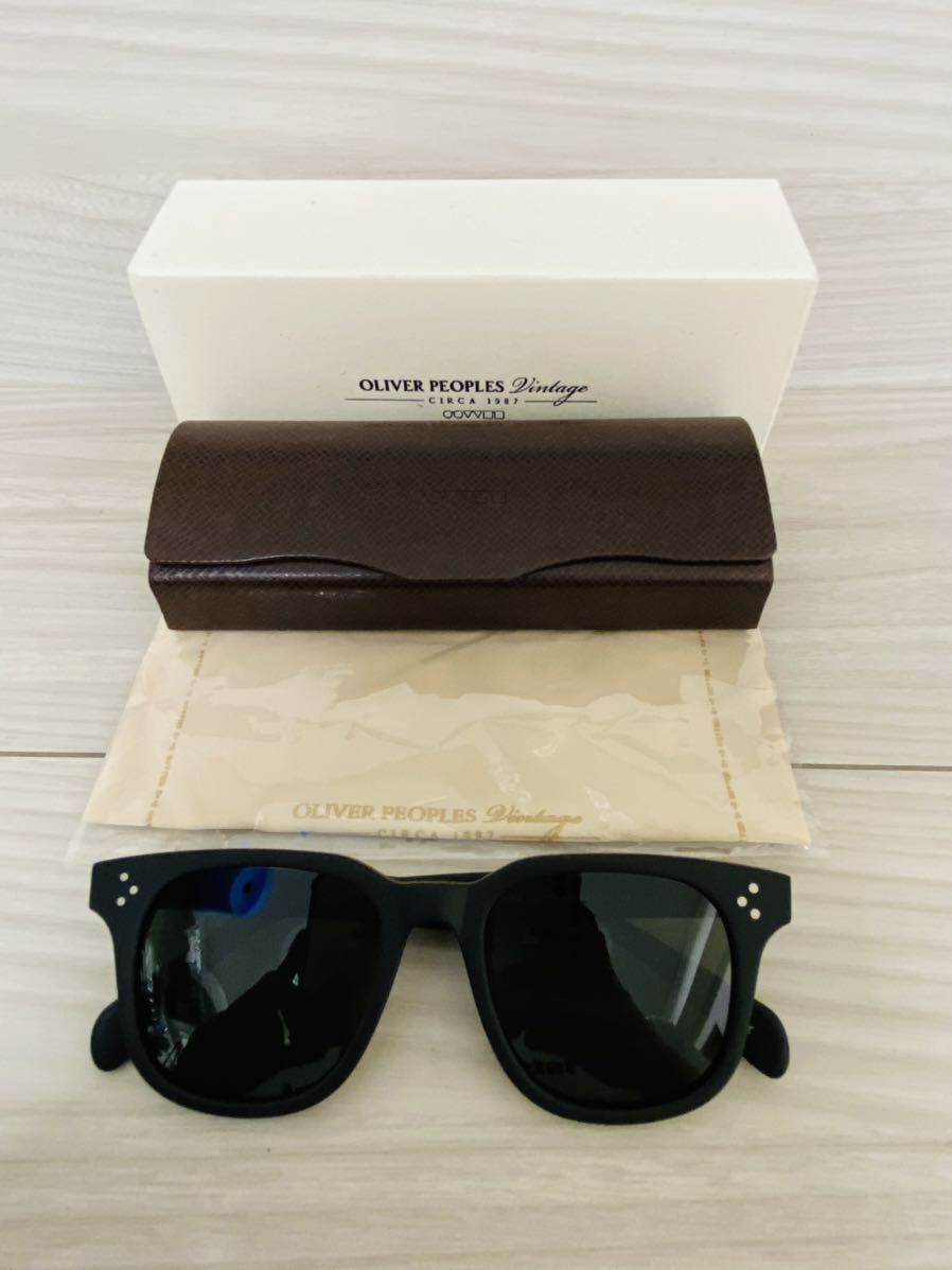 OLIVER PEOPLES オリバーピープルズ サングラス OV5236-A 1031/R4★Afton★マットブラック 伊達眼鏡 未使用 美品 _画像9