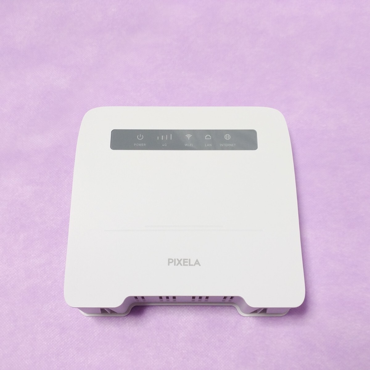 付属品完備 ピクセラ PIXELA PIX-RT100 SIMフリー WiFiホームルーター 無線LAN 楽天モバイル_画像2