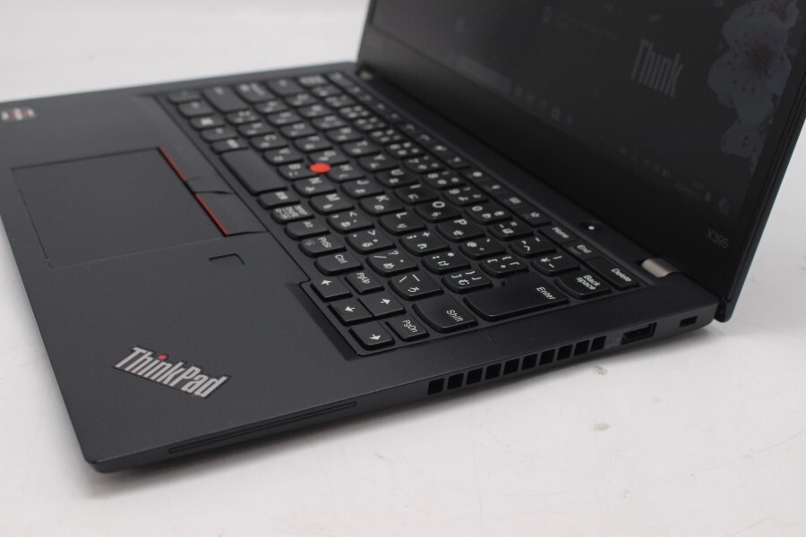 充放電回数47回 良品 フルHD 13.3型 Lenovo ThinkPad X395 Windows11 AMD Ryzen5 Pro 3500U 8GB NVMe 256GB-SSD カメラ 無線 管:1327m_画像2