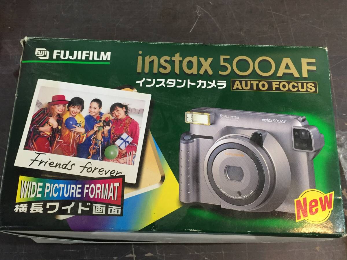 FUJIFILM 500AF インスタントカメラ 2470Z インスタントカメラ 横長ワイド画面 高精度オートフォーカス 現状品の画像8