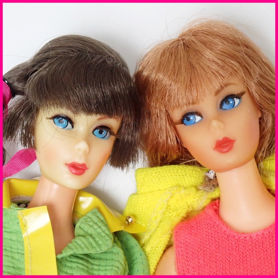 * Mattel Vintage Mod Barbie 2 body set /to- King / living / out Fit attaching /60s/70s/ put on . change doll / doll &1209200085