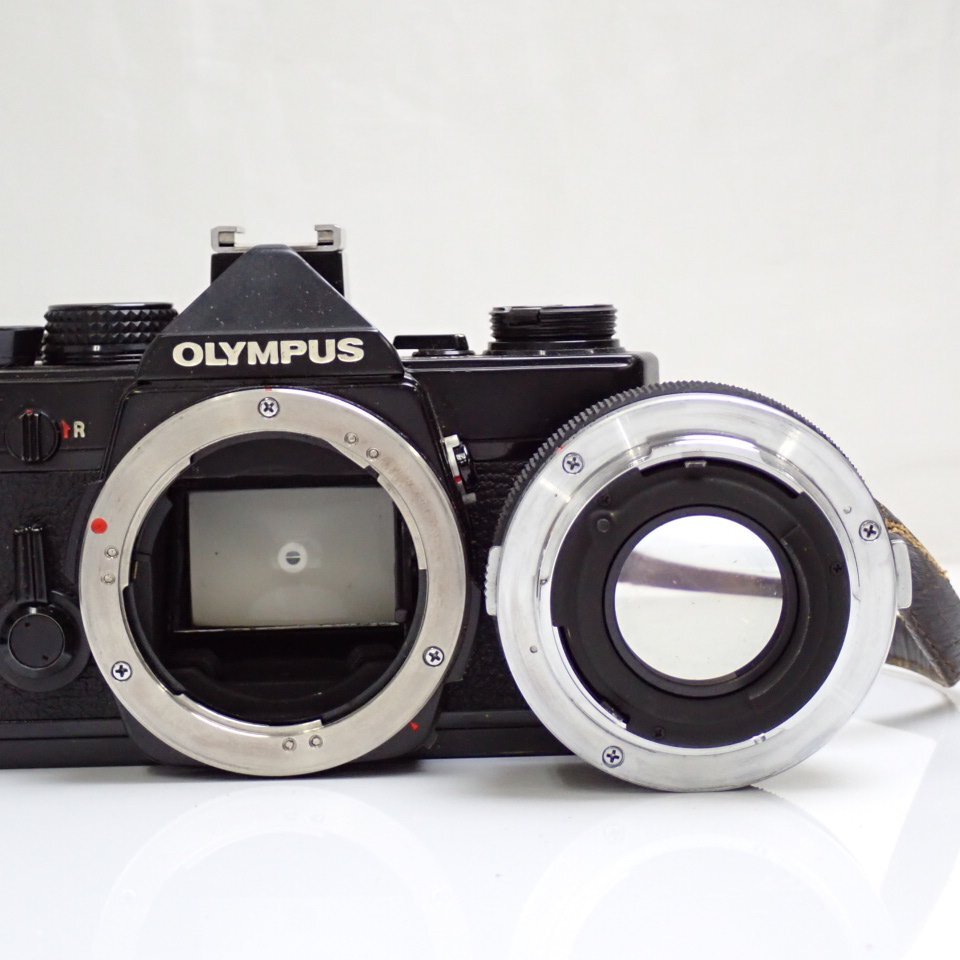 ★OLYMPUS/オリンパス OM-2 フィルム一眼レフカメラ ボディ + レンズ F.ZUIKO AUTO-S 50mm F1.8/ジャンク扱い&1579400667_画像8
