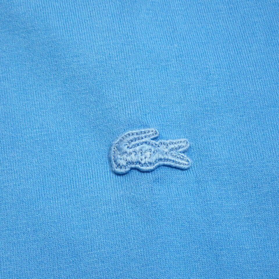 ★LACOSTE/ラコステ クラシックフィット 半袖Tシャツ S/メンズS～M相当/ブルー/コットン100%/ワンポイント&1981100029_画像4