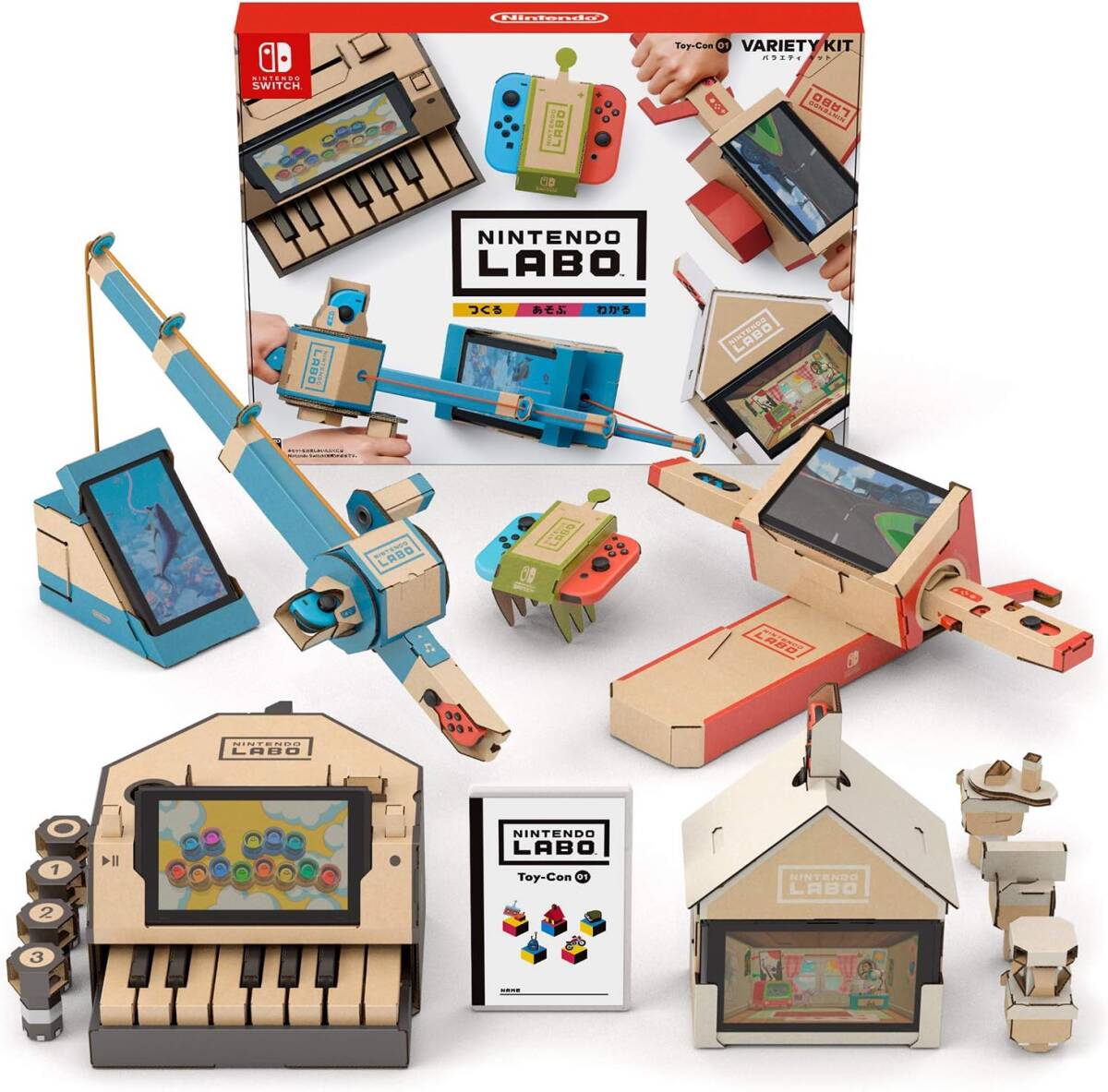 Nintendo Labo (ニンテンドーラボ) Toy-Con 01: Variety Kit - Switch_画像1