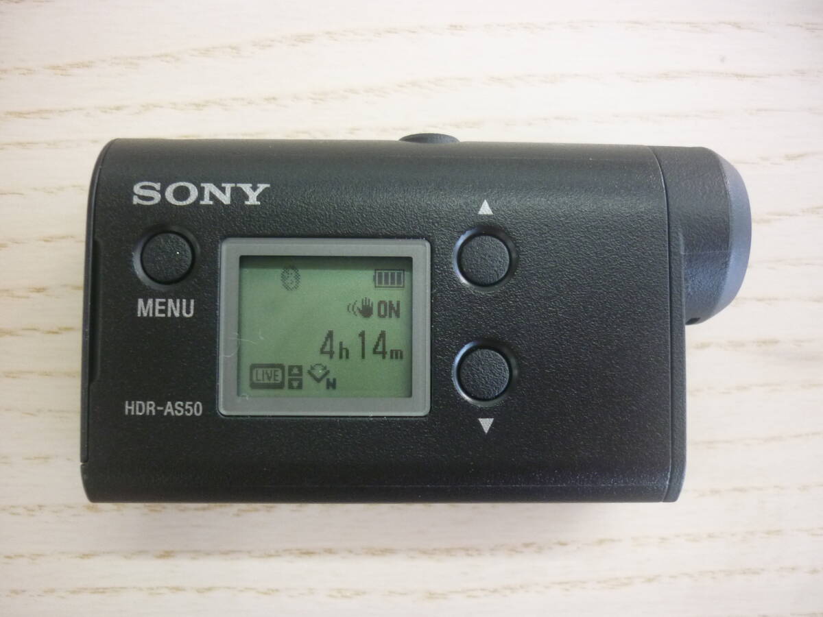 【ジャンク扱い・簡易動作確認のみ】SONY ソニー ウェアラブルカメラ HDR-AS50 アクションカム の画像9