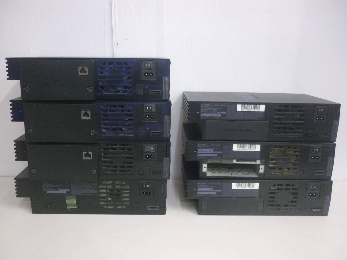 【ジャンク】SONY PS2 PlayStation2 本体 7点セット SCPH-50000MB/NH ×２ SCPH-50000 ×2 SCPH-39000RC ×２ SCPH-10000 プレステ２　_画像4