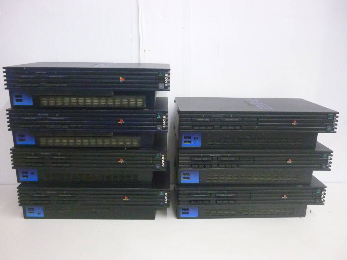 【ジャンク】SONY PS2 PlayStation2 本体 7点セット SCPH-50000MB/NH ×２ SCPH-50000 ×2 SCPH-39000RC ×２ SCPH-10000 プレステ２　_①商品内容の全てです