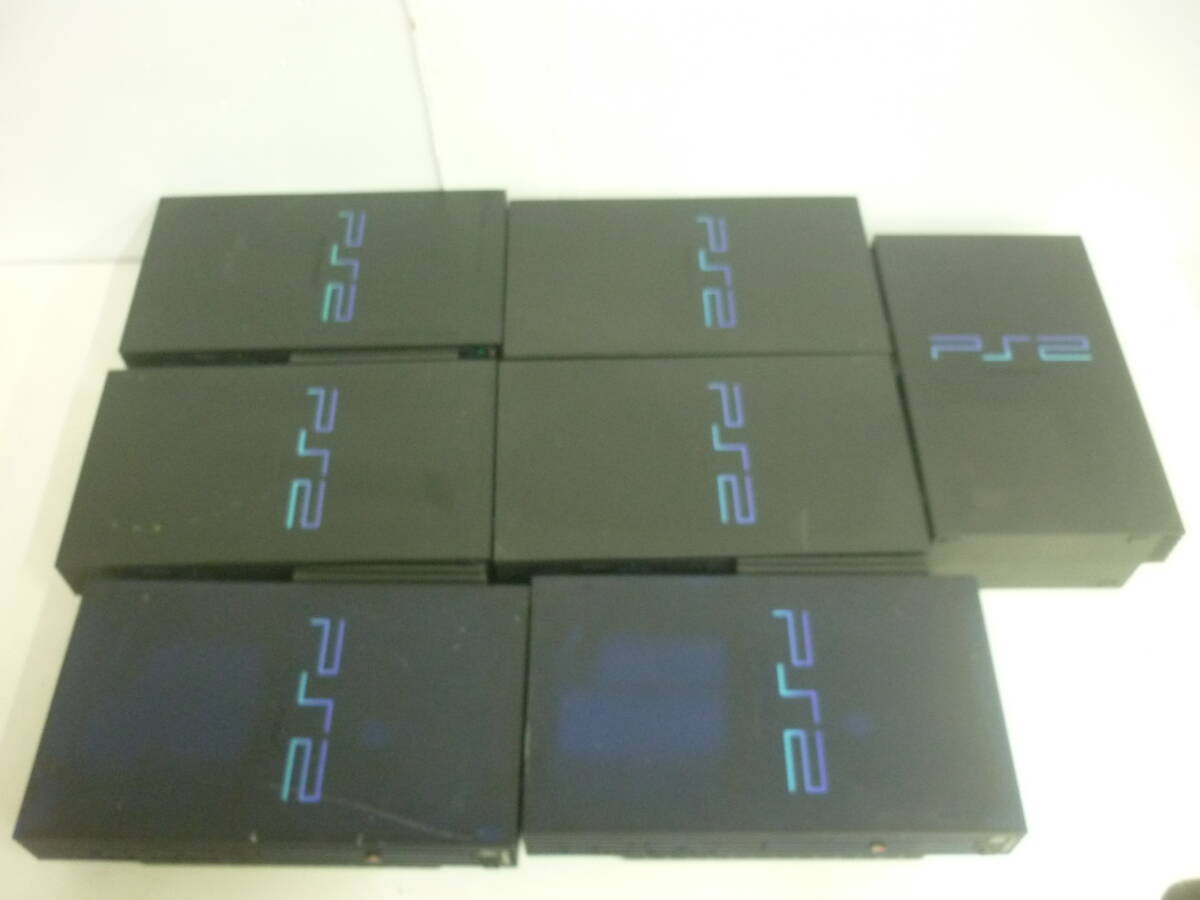 【ジャンク】SONY PS2 PlayStation2 本体 7点セット SCPH-50000MB/NH ×２ SCPH-50000 ×2 SCPH-39000RC ×２ SCPH-10000 プレステ２　_傷あり。軽くエアで埃を飛ばした程度。