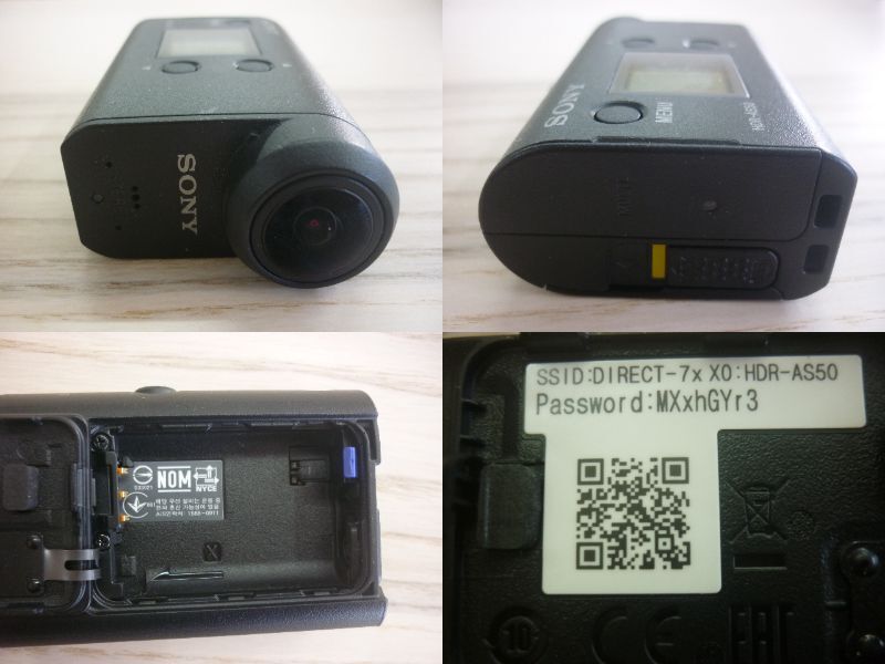 【ジャンク扱い・簡易動作確認のみ】SONY ソニー ウェアラブルカメラ HDR-AS50 アクションカム の画像3