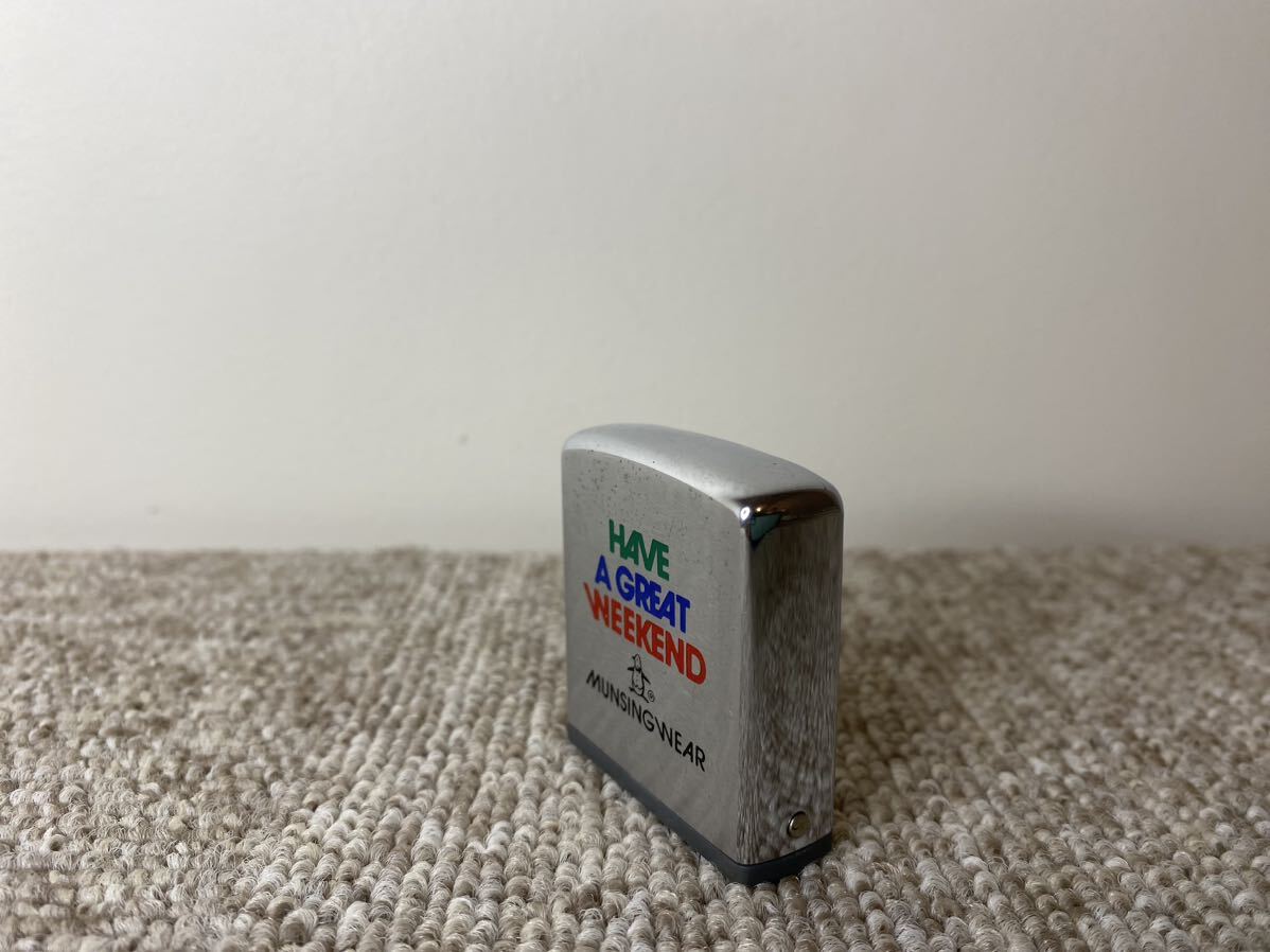 ZIPPO （MUNSINGWEAR）コラボ企画（ジッポー 型メジャー）スケール（小さい）雑貨（中古）現状出品_画像2