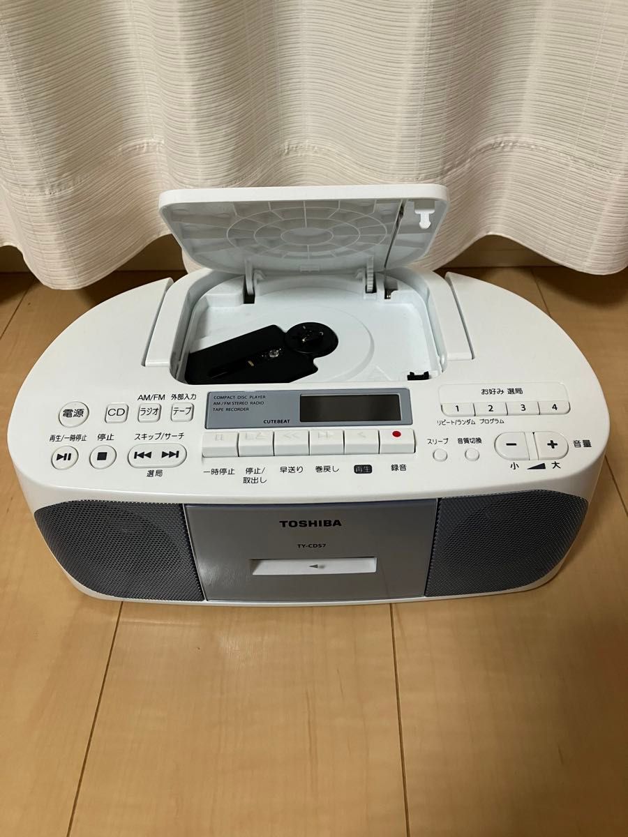 TOSHIBA 東芝 CDラジカセ TY-CDS7 2020年製