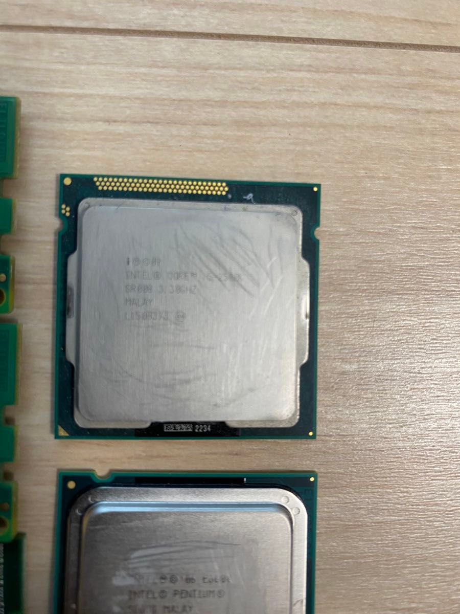 CPU メモリーセット ジャンク品 CORE i5 E6600 DDR3