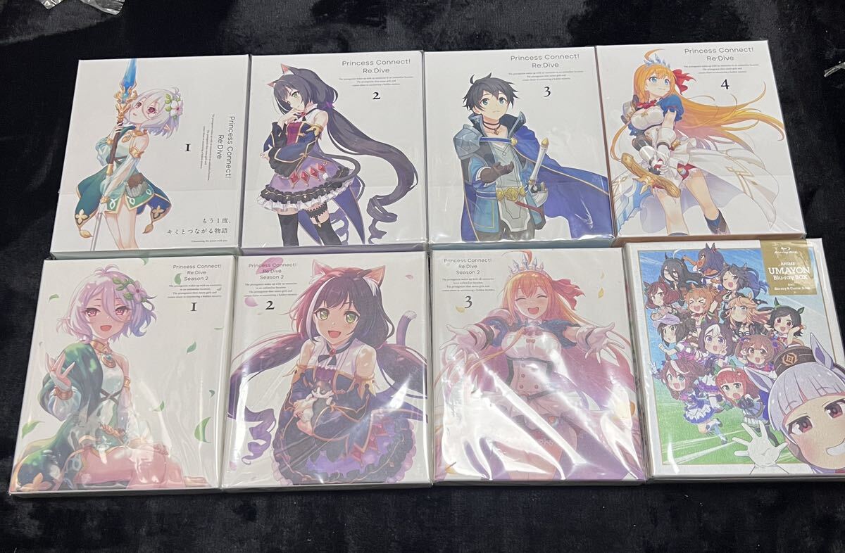 ...Blu-ray Princess Connect Re:dive 1 period 2 period all volume set extra .... not yet viewing or 1 times viewing degree serial used . liquidation 