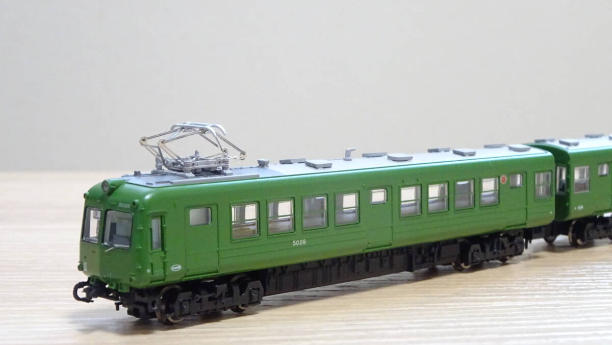 (33)poponteta6051 Tokyu электро- металлический старый 5000 серия глаз . линия specification 3 обе комплект 