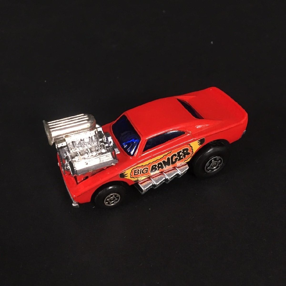 ER0430-20-3 MATCHBOX BIG BANGER レトロ ミニカー レッド 箱メモ書き有 new26 マッチボックス 全長7.5㎝ 60サイズ_画像6