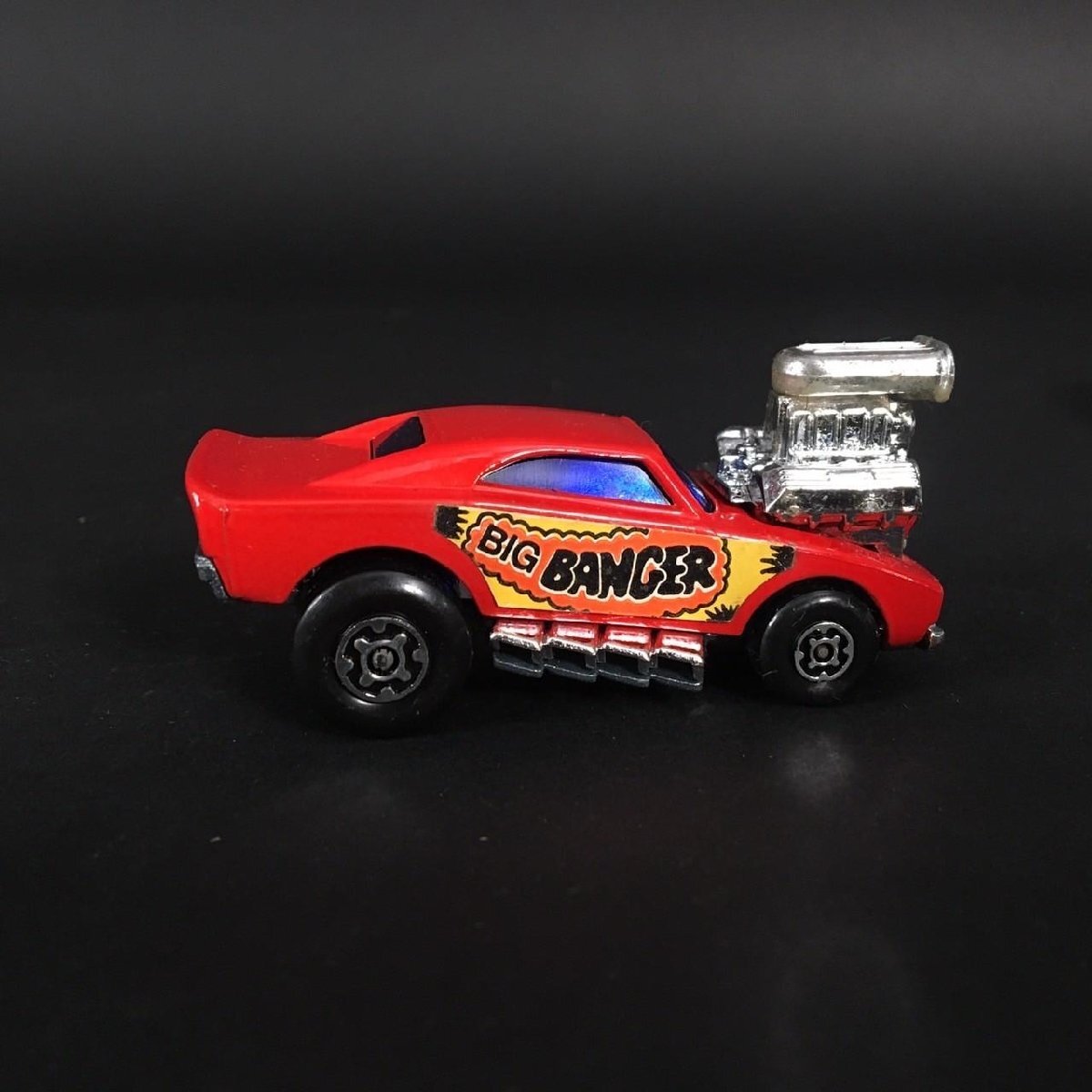 ER0430-20-3 MATCHBOX BIG BANGER レトロ ミニカー レッド 箱メモ書き有 new26 マッチボックス 全長7.5㎝ 60サイズ_画像2