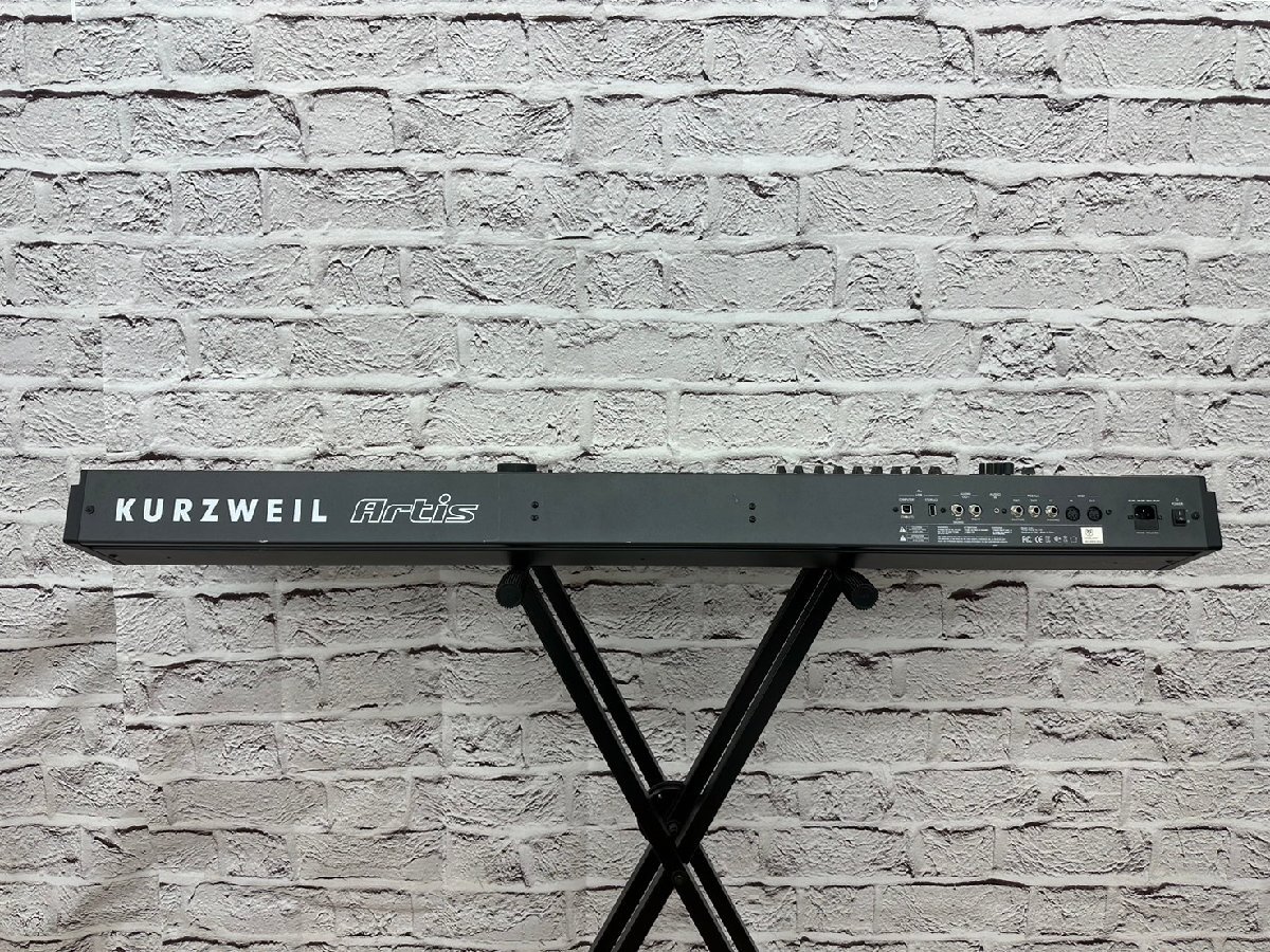 □t2120 中古品★KURZWEIL カーツウェル Artis シンセサイザー キーボード 本体のみの画像8