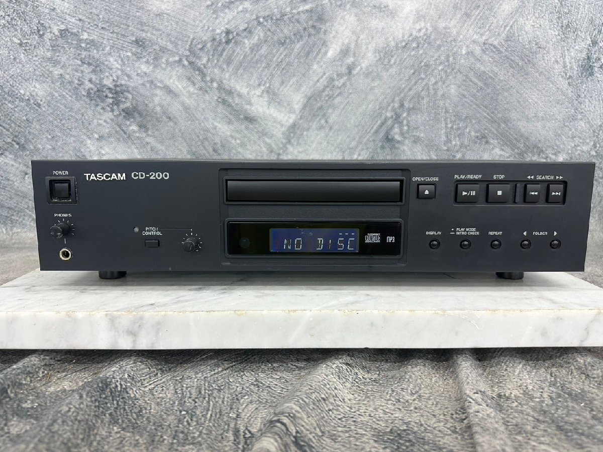 □t2617 現状品★TASCAM タスカム CD-200 CDプレイヤー 2014年製の画像2