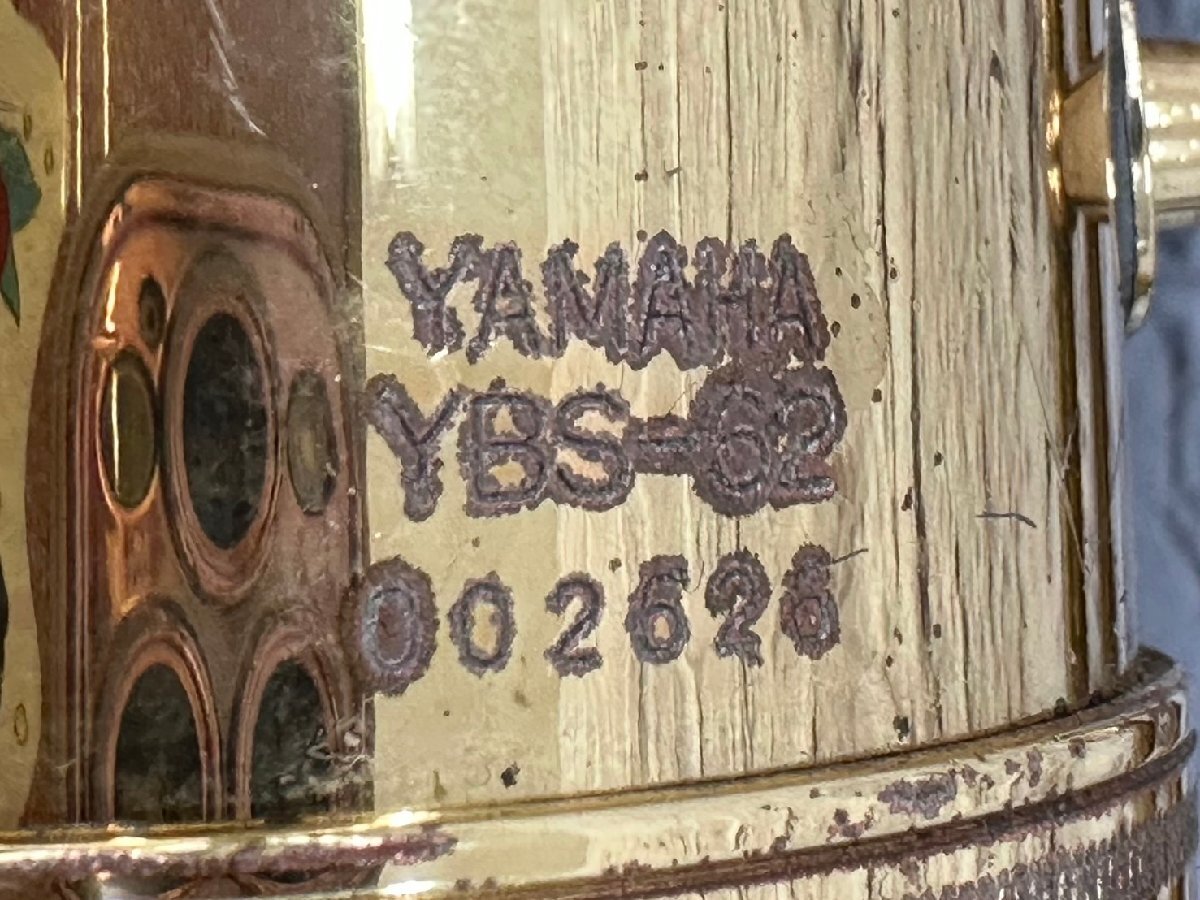 *t2598 текущее состояние товар *YAMAHA Yamaha YBS-62 #002626 баритон-саксофон жесткий чехол имеется 