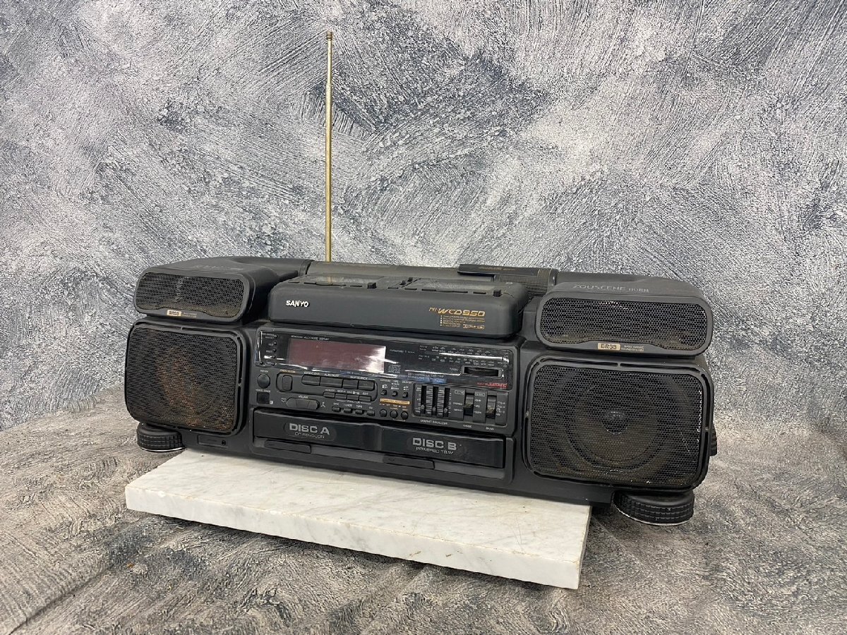 *t2661 Junk *SANYO WCD950 Sanyo stereo CD radio-cassette body only 