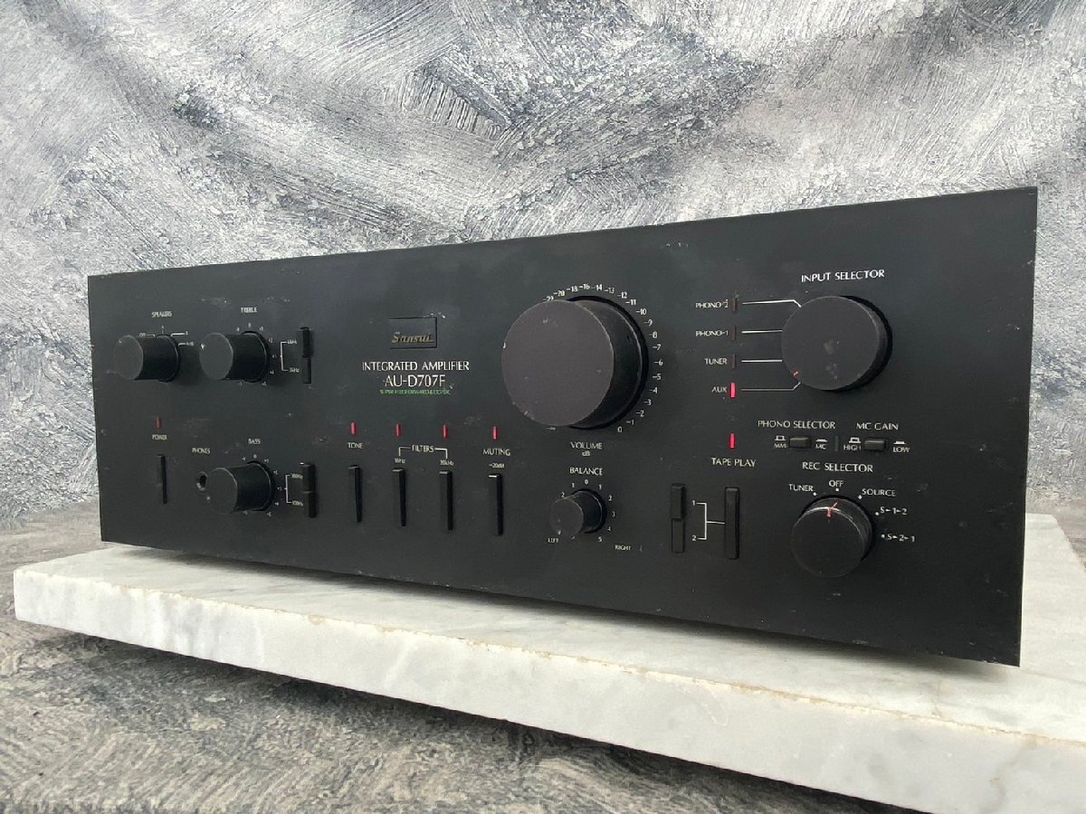 □t2982　中古★SANSUI　サンスイ　 AU-D707F　インテグレーテッドアンプ_画像3