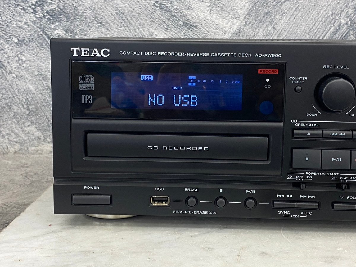 *t2984 Junk *TEAC Teac AD-RW900 CD/ cassette player 2014 year made 