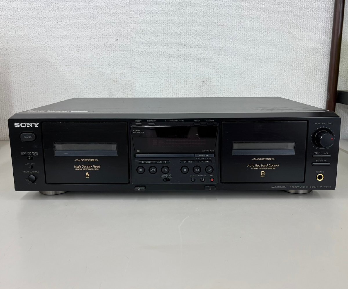 □s292　中古★SONY　ソニー　TC-WE475　ステレオカセットデッキ_画像1