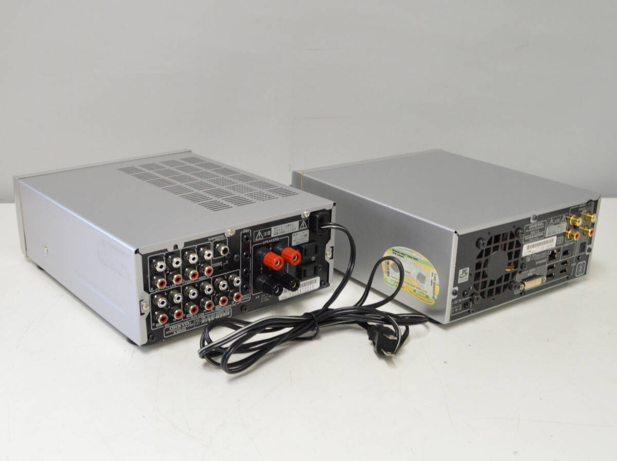 貴重！ONKYO オーディオコンピューターシステム APX-1/HDC-1.0/A-905HD 元箱、リモコン 07年製 超美品 ys965の画像6