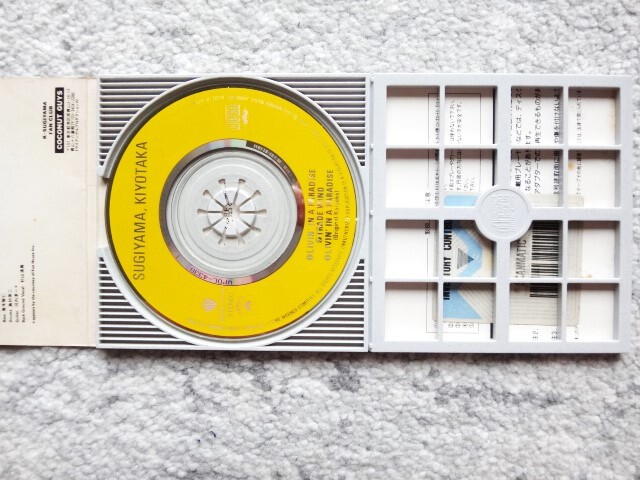 r【 杉山清貴 / Livin' in a Paradice 】レンタル品　8cmCD CDは４枚まで送料１９８円_画像3