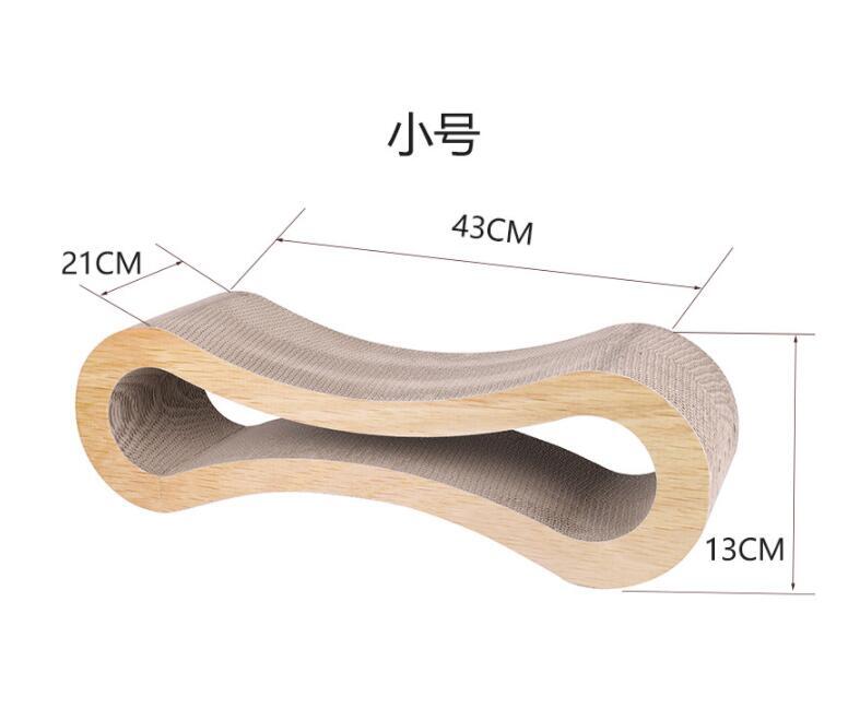 新入荷 猫 爪とぎ 段ボール 高密度 耐久 運動不足 ストレス解消 両面使い 玩具_画像3