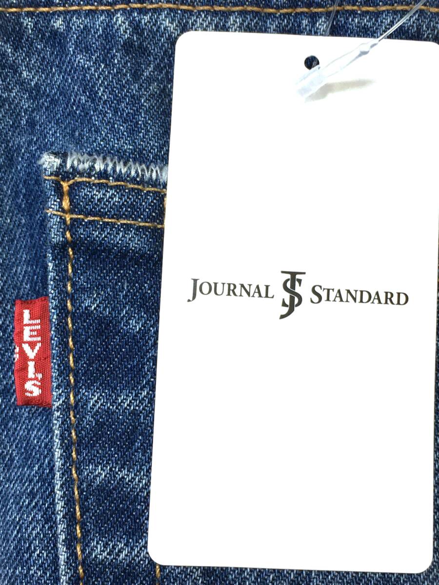 リーバイス LEVI'S ジャーナルスタンダード JOURNAL STANDARD 501 ひげ落ち ブルー ジーンズ w44 ビッグサイズ 大きい デニム パンツ BIGE_画像1