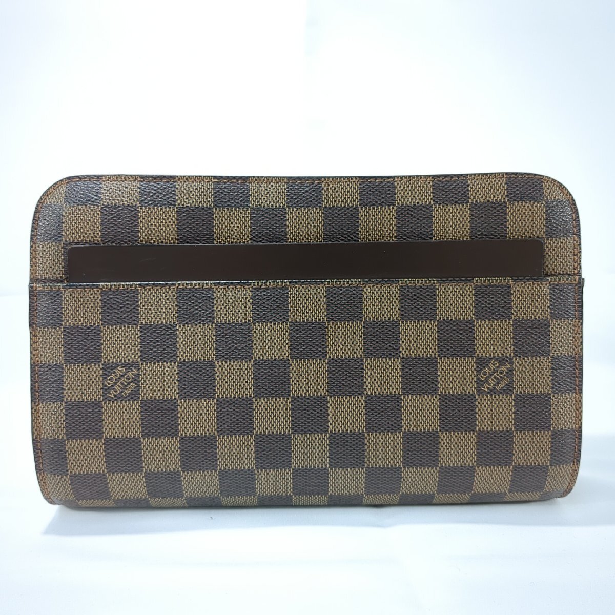 LOUIS VUITTON ルイ・ヴィトン サンルイ ダミエ クラッチバッグ ストラップ セカンドバッグ ブラウン N51993_画像1