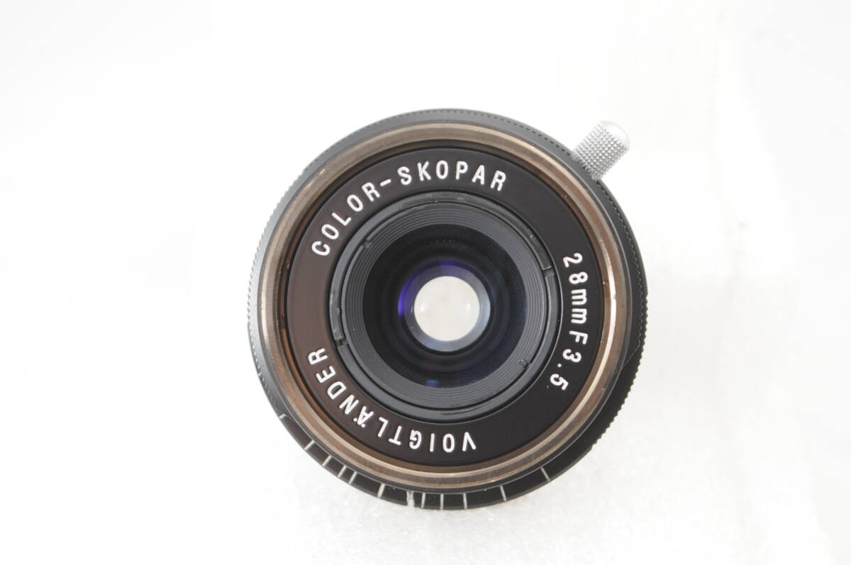 ★超美品★ Voigtlander Color Skopar 28mm F3.5 Lマウント L/Mリング付 ★清潔感溢れる綺麗な外観! カビ・クモリ無し! 細かく動作確認済!_画像6