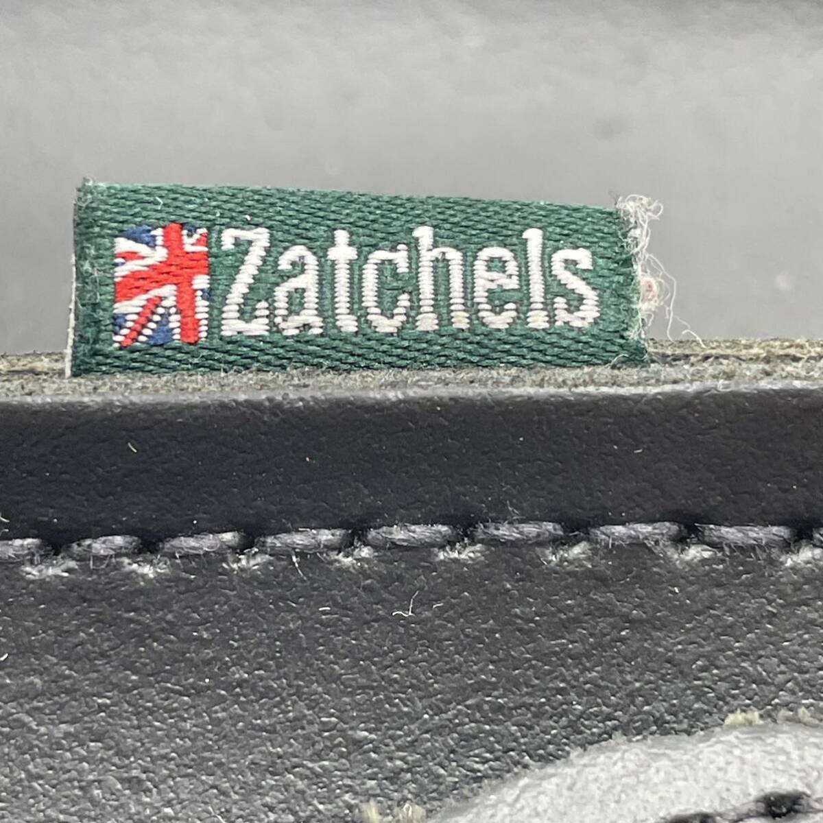 ⑥BN179● Zatchels ザッチェルズ 本革 レザー 2WAYバッグ ショルダーバッグ 鞄 ブラック イングランド製_画像3
