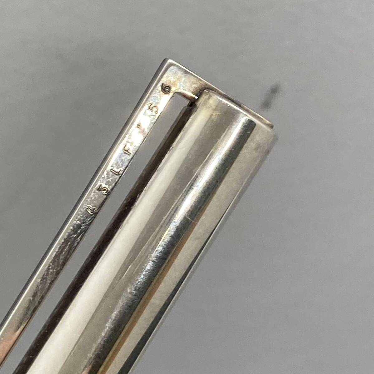 PE2192*S.T.Dupont Dupont кручение тип шариковая ручка серебряный цвет кисть регистрация подтверждено 